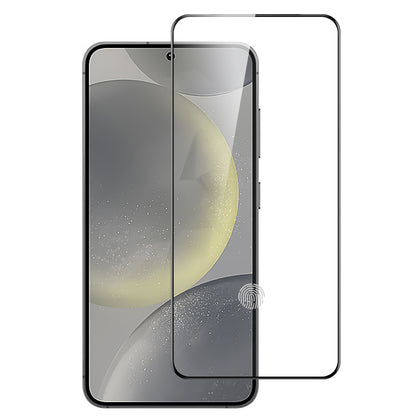 For Samsung Galaxy S25 /S24 Plus + Ultra Tempered Glass Screen Protector [Full Coverage] Curved Black Edged 9H Hardness Glass Screen Protector Protector