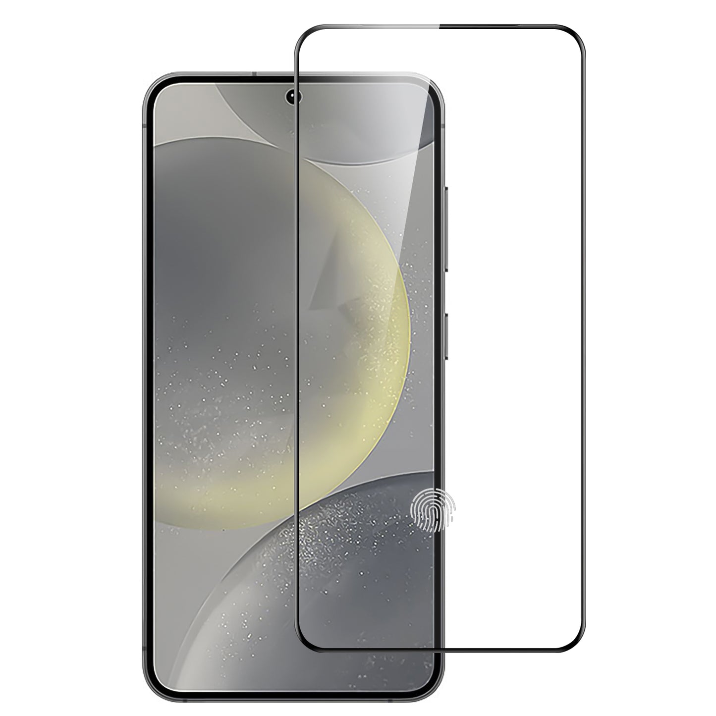 For Samsung Galaxy A26 Tempered Glass Screen Protector [Full Coverage] Curved Black Edged 9H Hardness Glass Screen Protector Case Cover Clear Black