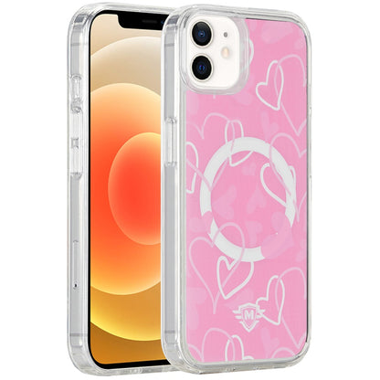 For Apple iPhone 16 Pro Max (6.9") Premium Cute Pattern Design Magnetic Durable Shockproof SlimTPU Hard Back [Compatible with Magsafe] Case Cover