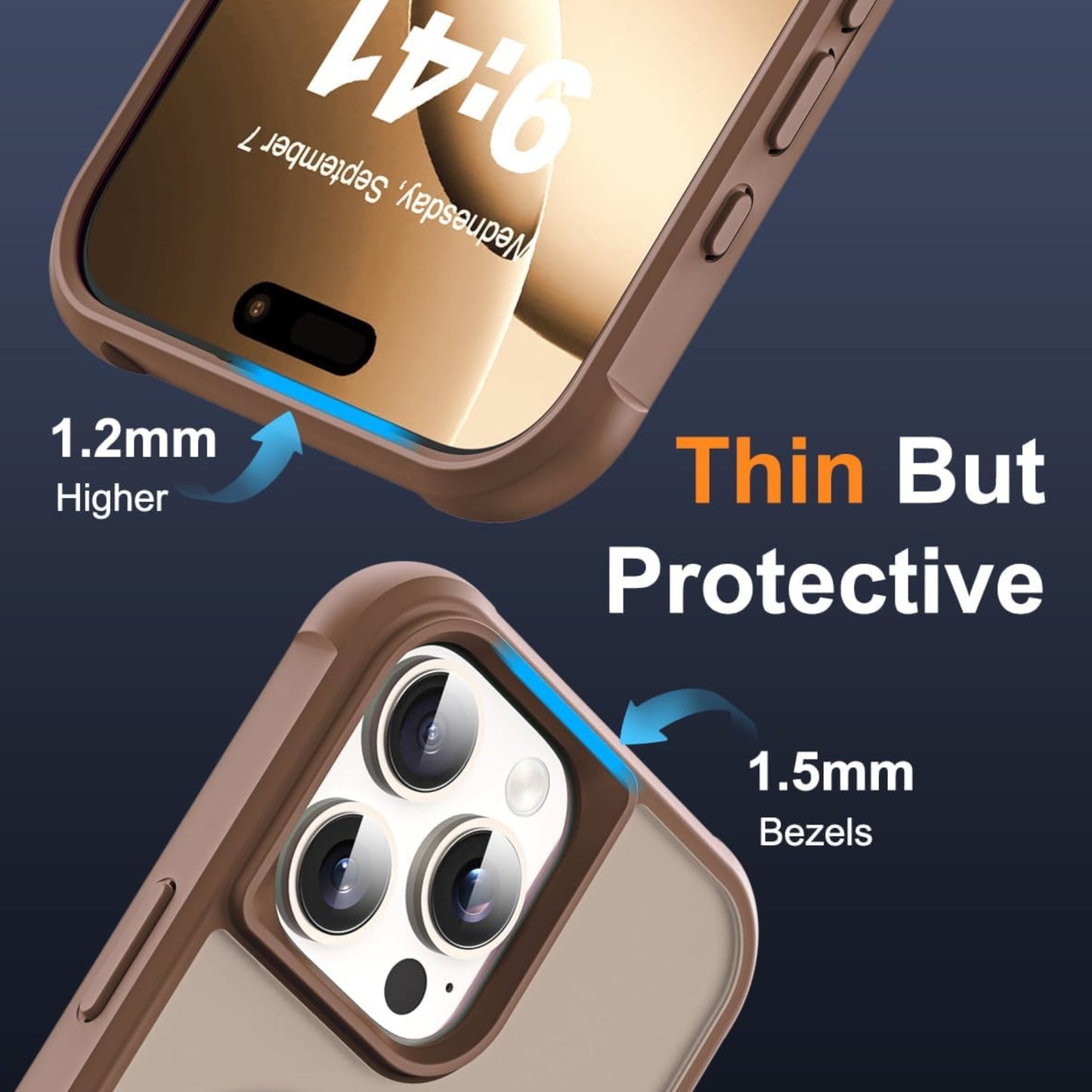 For Apple iPhone 17 Translucent Matte Finish, MagSafe Compatible, Built-in Ring Stand, Shockproof Protective Back Case Cover