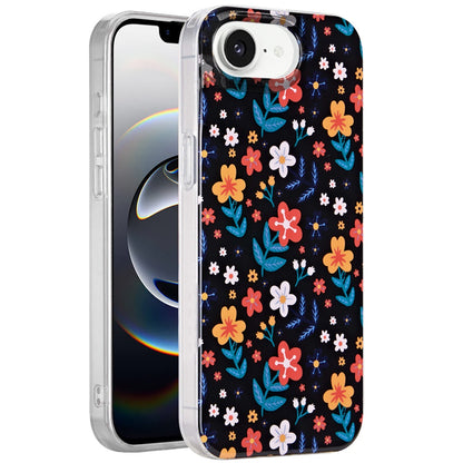 For Apple iPhone 16e Fashion Layer Design Slim IMD TPU Protective, Shockproof Hybrid Stylish Durable Hard PC Case Cover