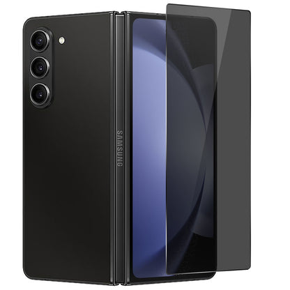 For Samsung Galaxy Z Fold 7 Privacy Screen Protector, Anti Spy Anti Peeping Tempered Glass Full Protective Film, 9H, Anti Scratch, Easy Install Protector Black