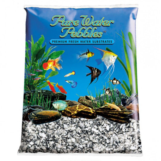 Pure Water Pebbles Aquarium Gravel Silver Mist [Aquarium Supplies] 5 lb