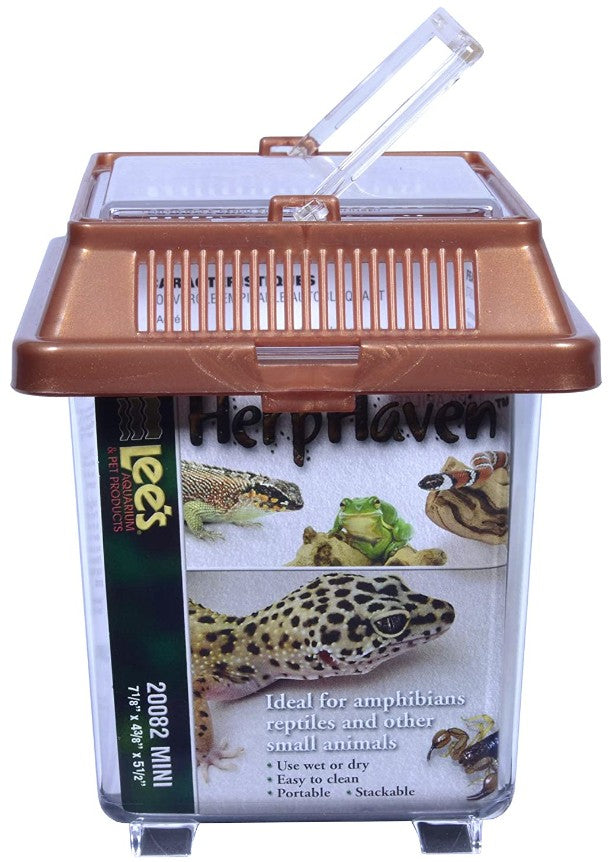 Lees HerpHaven Rectangular Terrarium [Reptile Supplies for Reptile] Mini - 1 count