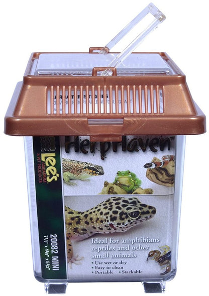 Lees HerpHaven Rectangular Terrarium [Reptile Supplies for Reptile] Mini - 1 count