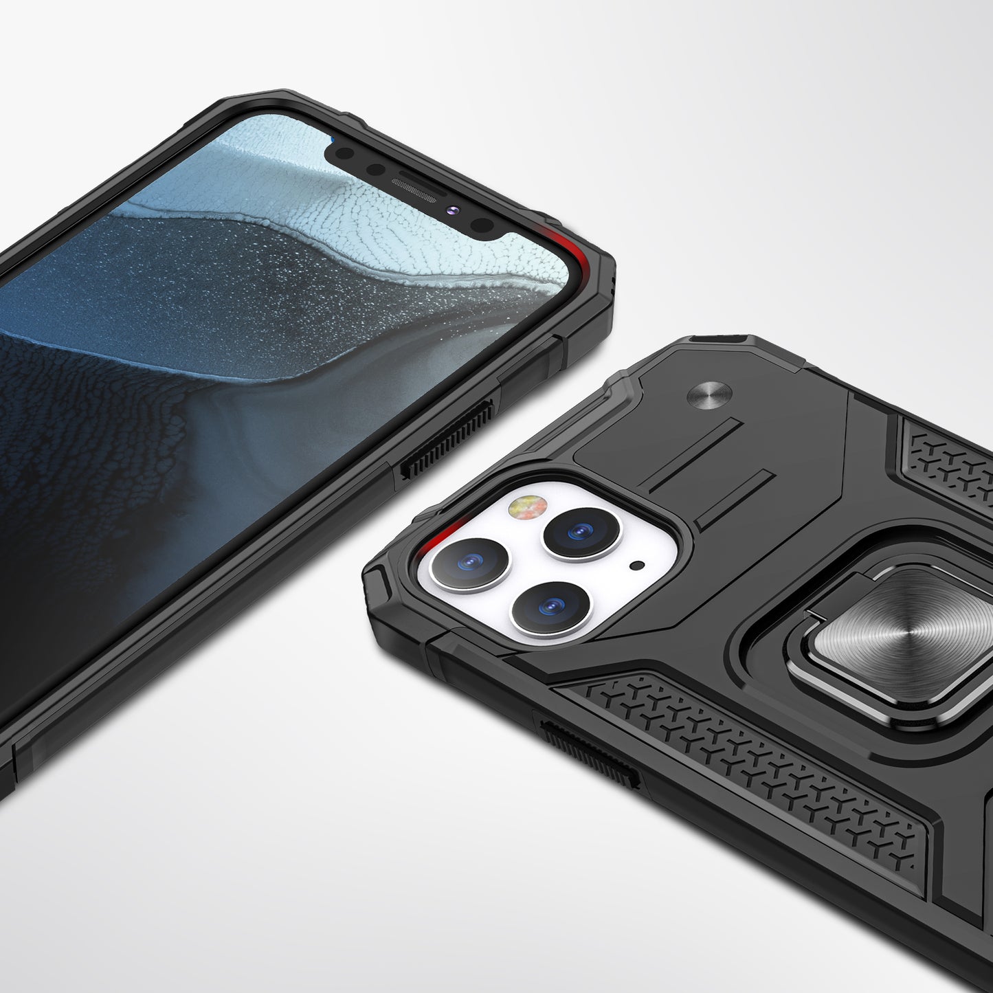 For Google Pixel 9A Armor Hybrid Magnetic Stand with Ring Holder Kickstand Shockproof Heavy-Duty Durable Rugged TPU Dual Layer Case Cover