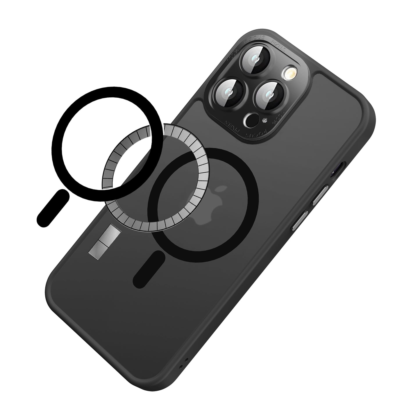 Complete Protection HQ Matte Translucent Hybrid Shockproof w/ Camera Protector Compatible with MagSafe