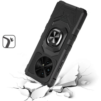 For Samsung Galaxy S25 Fan Edition /Galaxy S25 FE Hybrid Dual Layer with 360° Rotate Magnetic Ring Stand Holder Kickstand TPU Rugged PC Shockproof Case Cover