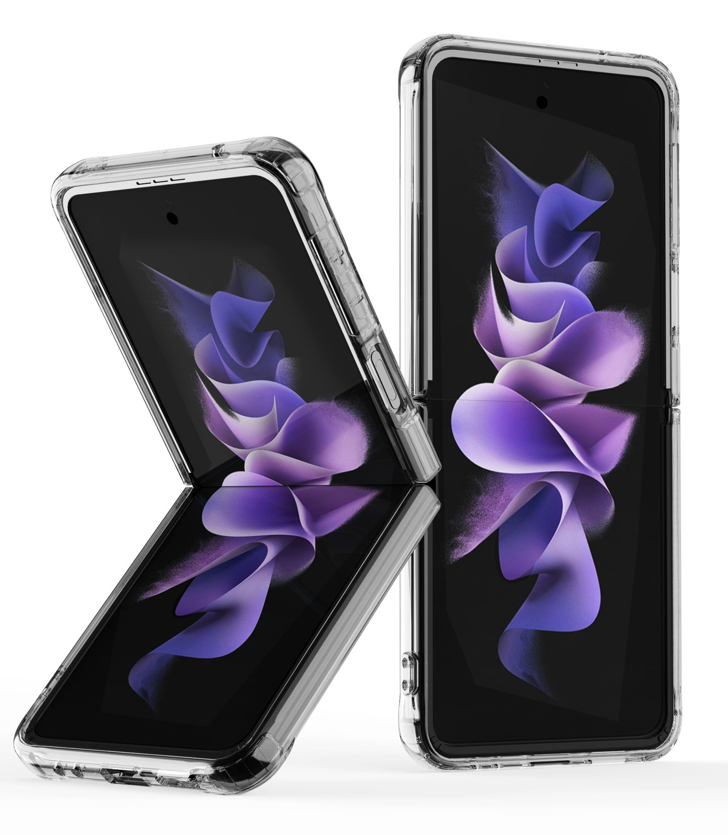 For Samsung Galaxy Z Flip 7 FE Transparent Hybrid Shockproof Hard PC Slim Durable TPU Bumper Protection Case Cover Clear