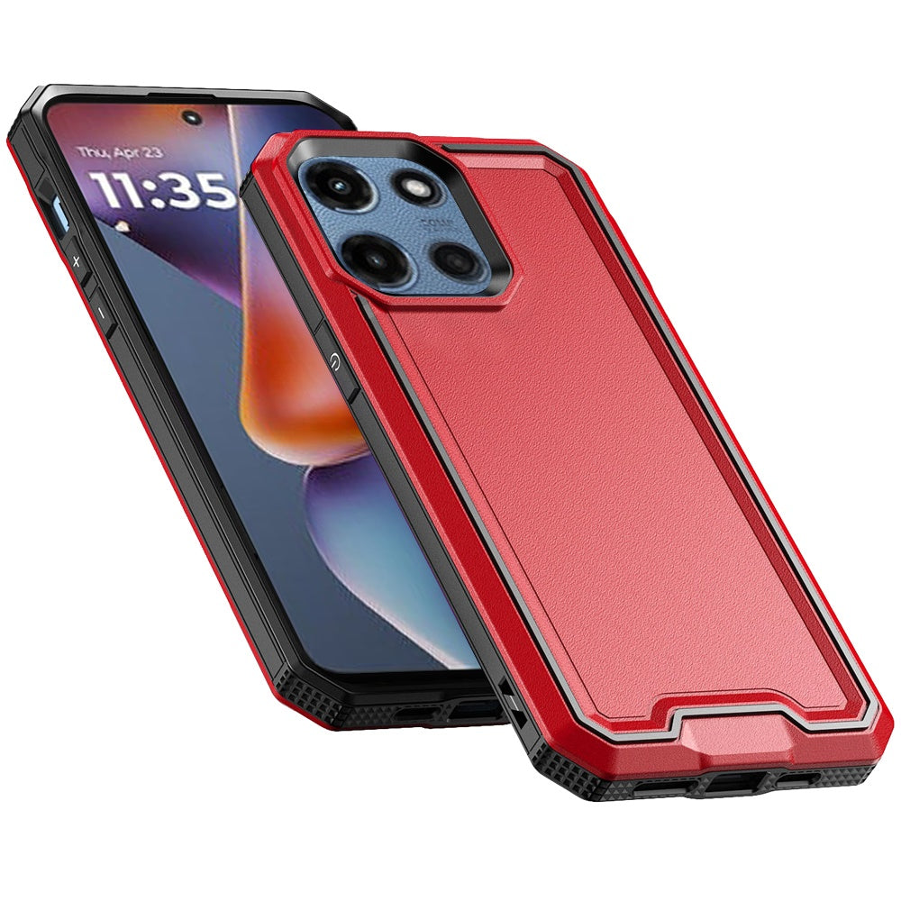 For Motorola Moto G Stylus 5G 2025 Tough Modern Fused Hybrid Armor Hard PC TPU Rubber Shockproof Drop Protection Impact Case Cover