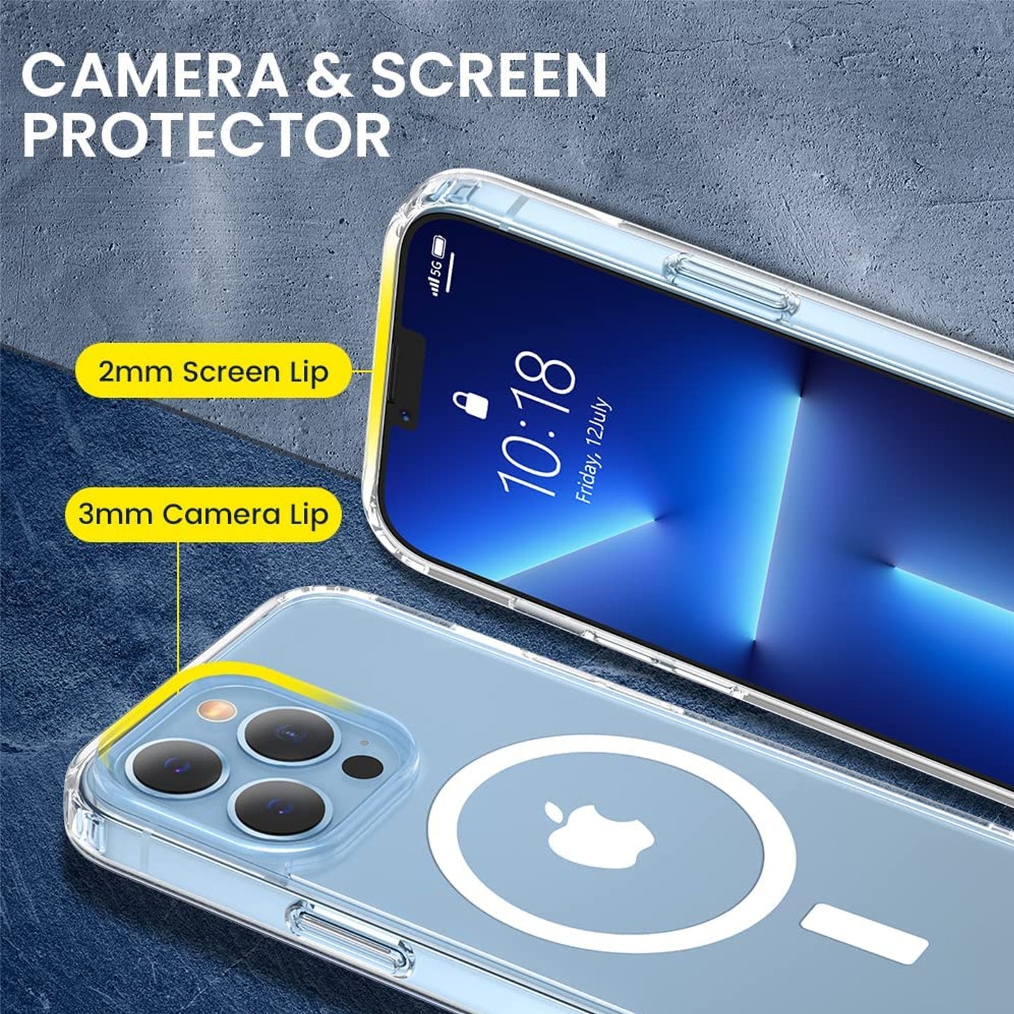 For Samsung Galaxy S25 Fan Edition /Galaxy S25 FE Magnetic Clear, MagSafe Wireless Charger Compatible, Slim PC + TPU Hybrid Transparent Design Case Cover Clear