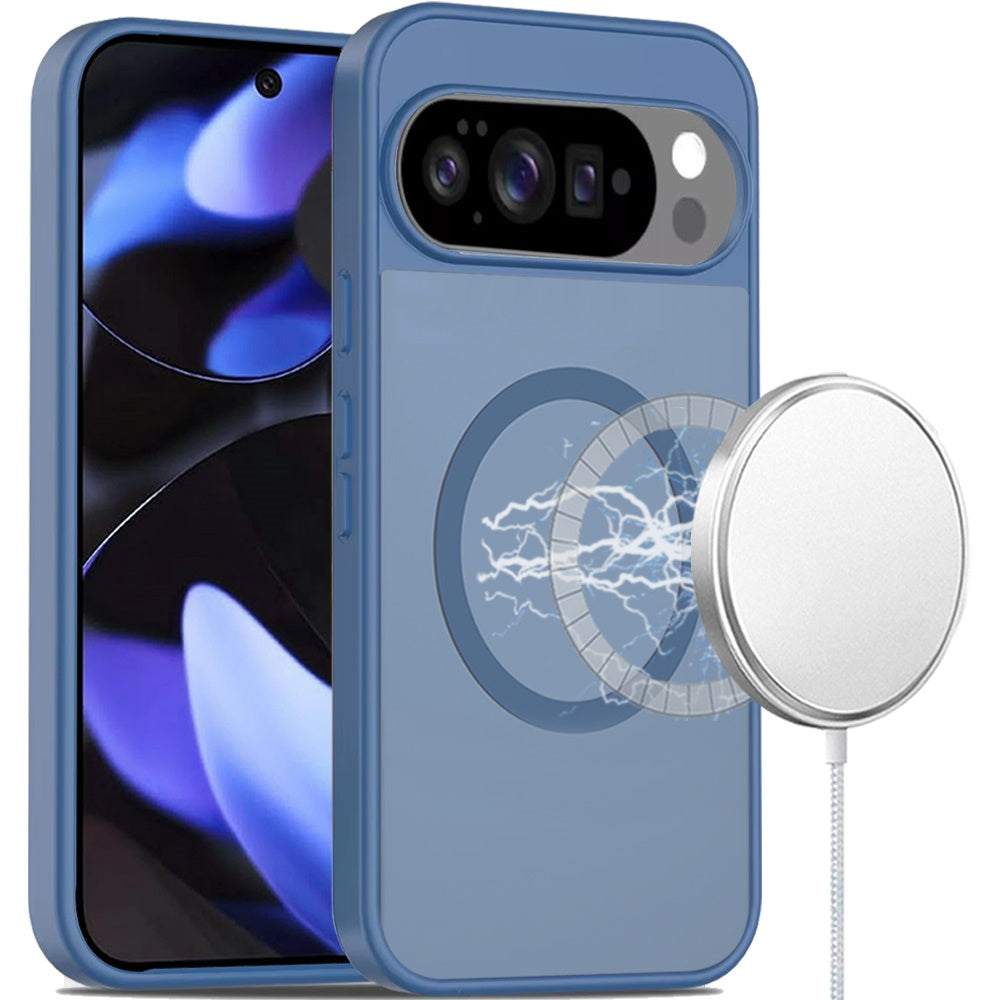 For Google Pixel 10 /Pixel 10 Pro MagSafe Compatible Case Hybrid Soft TPU Bumper Hard Translucent Matte Back Slim Shockproof Case Cover