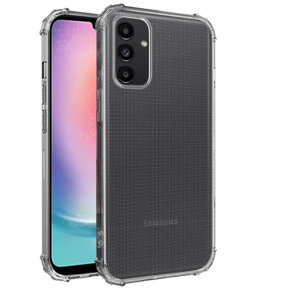 For Samsung Galaxy A16 5G Hybrid Clear TPU Bumper, Shockproof, Rubber Silicone 4 Corners Gel, Lightweight, Protective Slim Back Case Cover Clear