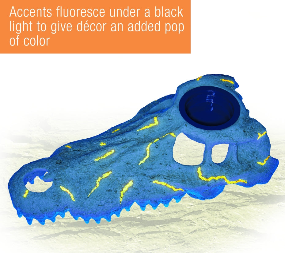 Zilla Rapid Sense Decor Crocodile Skull [Reptile Supplies] Large - 1 count