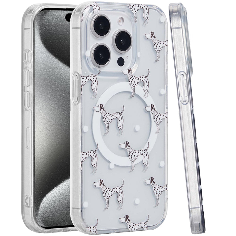For Apple iPhone 16 Pro (6.3") Durable Fashion IMD Printed Design TPU Slim Shockproof Protective Case with Stylish Pattern Case Cover
