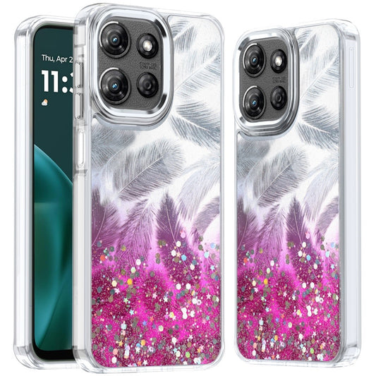 For Motorola Edge 2025 Fashion Epoxy Glitter Shimmer Design, Hybrid Shockproof TPU, Stylish Sparkle Slim TPU Protective Case Cover