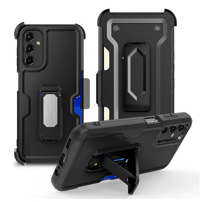 For Gabb Phone 4 Pro Hybrid Wallet Case with Invisible ID Card Slot, Kickstand, Holster Belt Clip, Heavy-Duty Protection Case Cover