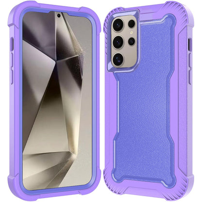 For Samsung Galaxy S25+ /S25 Plus /S24+ Plus Tough Hybrid Case - Shockproof 3-in-1 Armor Full-Body Protection PC + TPU Rubber Bumper Frame Case Cover