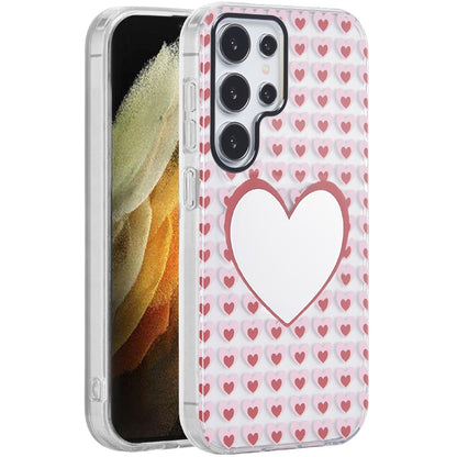 For Samsung Galaxy S21 Ultra Fashion Layer Design Slim IMD TPU Protective, Shockproof Hybrid Stylish Durable Hard PC Case Cover