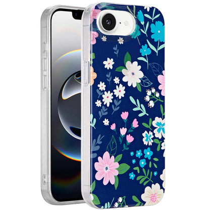 For Apple iPhone 16e Fashion Layer Design Slim IMD TPU Protective, Shockproof Hybrid Stylish Durable Hard PC Case Cover