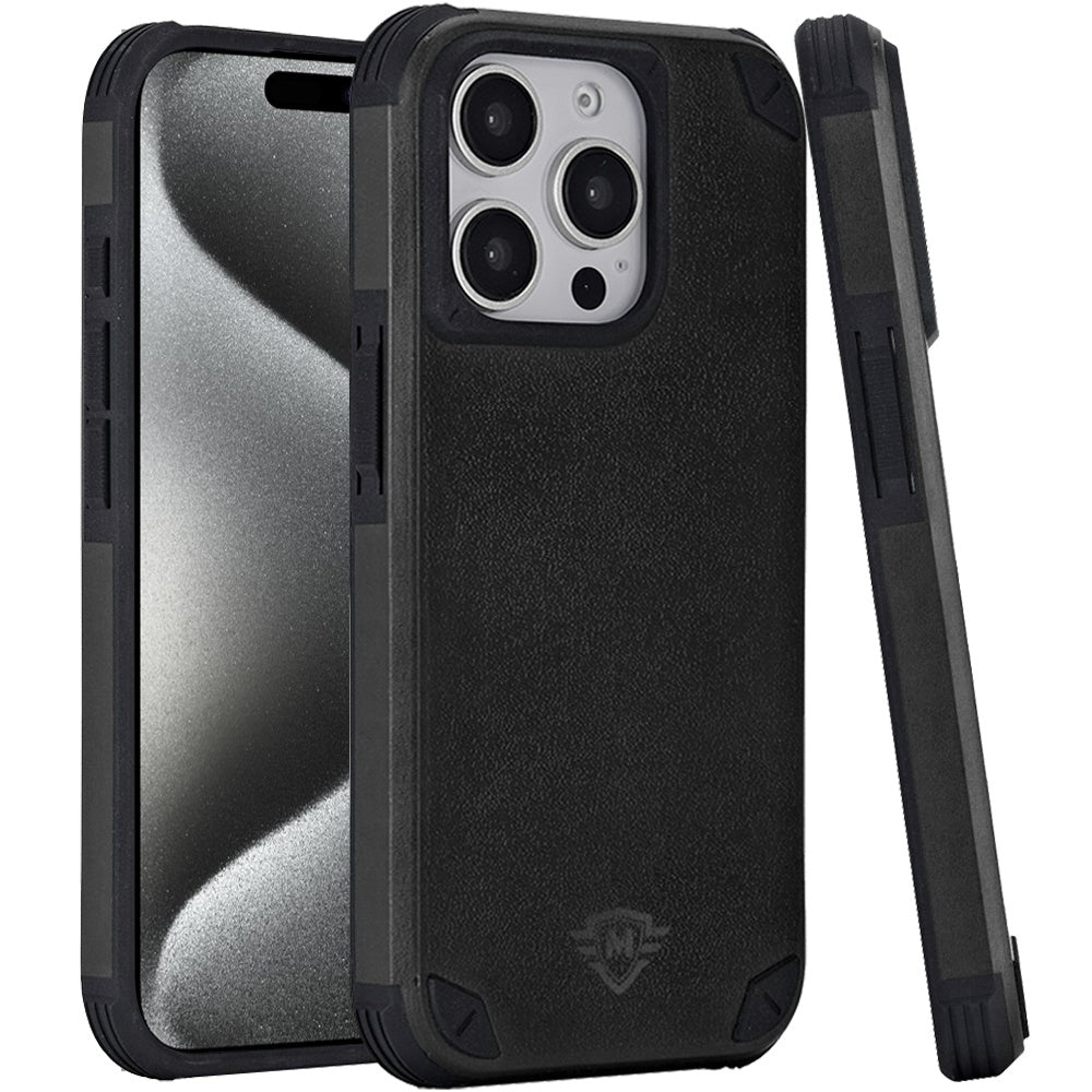 For Apple iPhone 16 (6.1") Premium Heavy Duty Dual-Layer Rugged Protection, Shockproof Tough Magnetic Compatible with MagSafe Case Cover