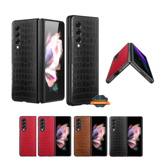 For Motorola Razr 2025 Premium PU Vegan Leather Hard Snap-On Slim Protective Shell Cover, Elegant Finish Case Cover