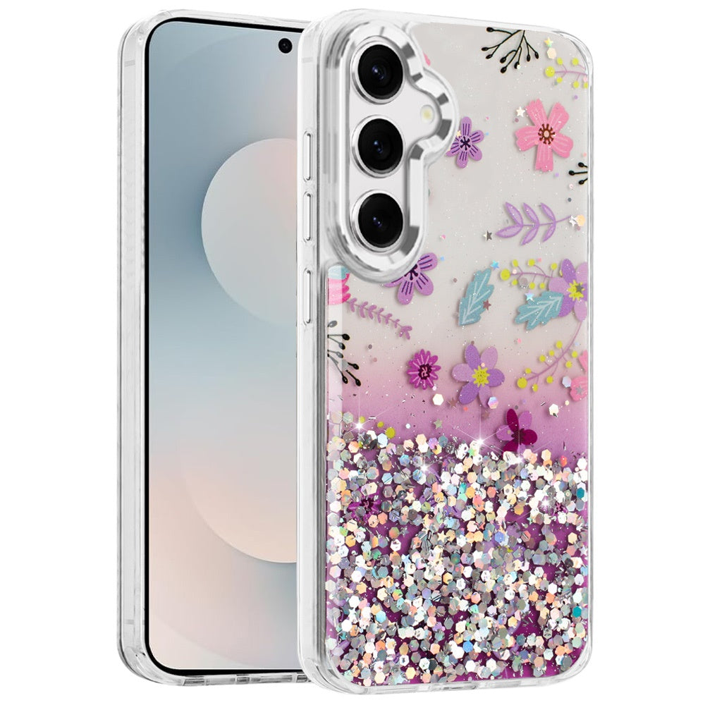 For Samsung Galaxy S25 Fan Edition /Galaxy S25 FE Fashion Beautiful Epoxy Design Hybrid Fashion Stylish TPU Protective, Shockproof Hybrid PC Case Cover