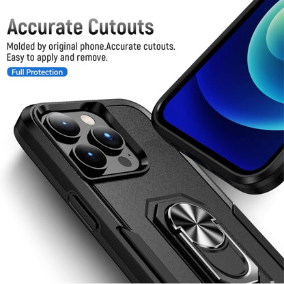 For Samsung Galaxy A16 Slim Hybrid Case with Ring Stand 360° Rotate & Magnetic Back Grip Kickstand Military Grade Shockproof Protector