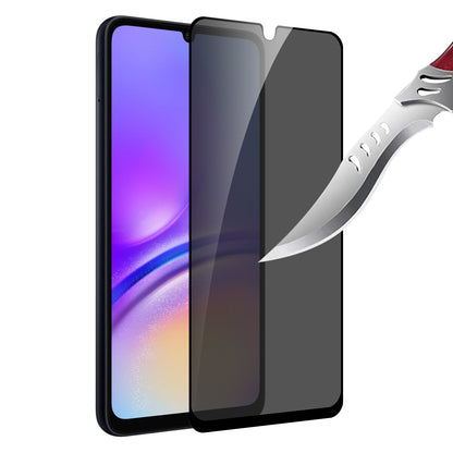 For Samsung Galaxy A17 5G Privacy Screen Protector, Anti Spy Anti Peeping Tempered Glass Full Protective Film, 9H, Anti Scratch, Easy Install Protector Black