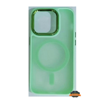 For Apple iPhone 17 Pro Max Hybrid Strong Magnetic Circle Slim Fit Translucent Matte Back TPU Shockproof Design Case Cover