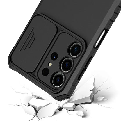 For Samsung Galaxy A16 5G Hybrid Hard PC & TPU Rubber Shockproof with Easy Viewing Kickstand & Covered Camera Protection Case Cover