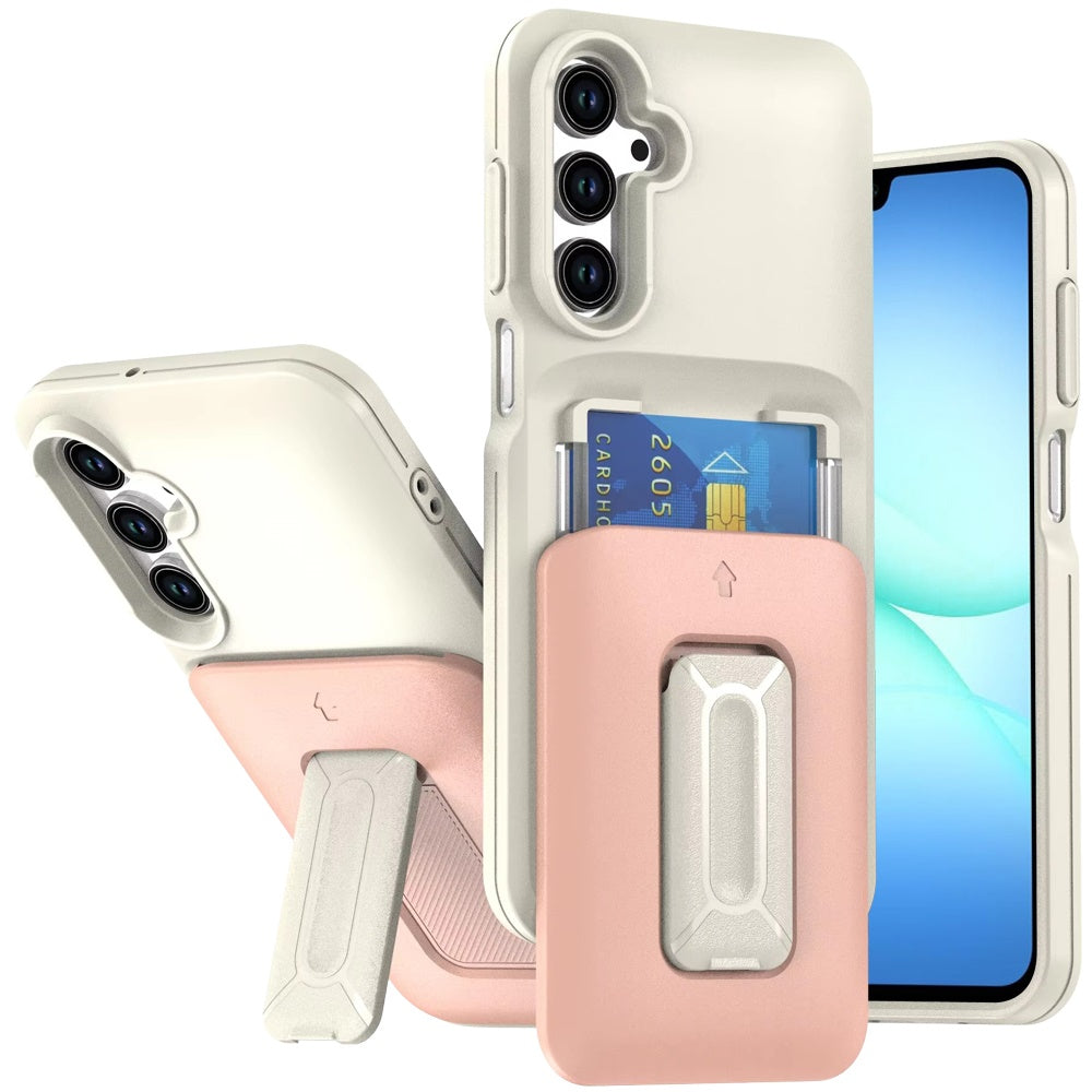 For Samsung Galaxy S25 Fan Edition /Galaxy S25 FE Wallet Case with 2- Credit Card Holder, Wrist Strap & Kickstand Hybrid Shockproof TPU Case Cover