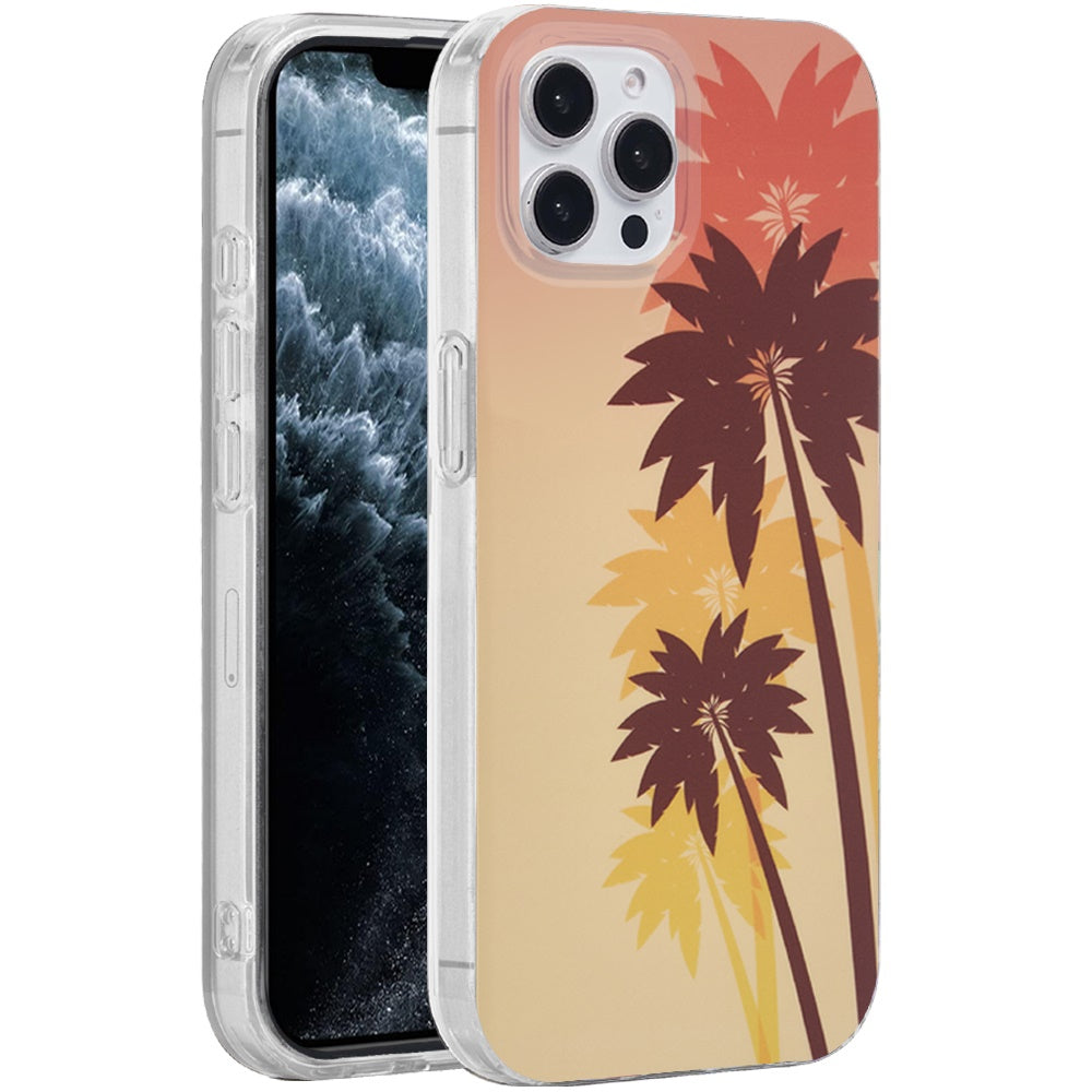 For Apple iPhone 11 Pro Max Fashion Layer Design Slim IMD TPU Protective, Shockproof Hybrid Stylish Durable Hard PC Case Cover