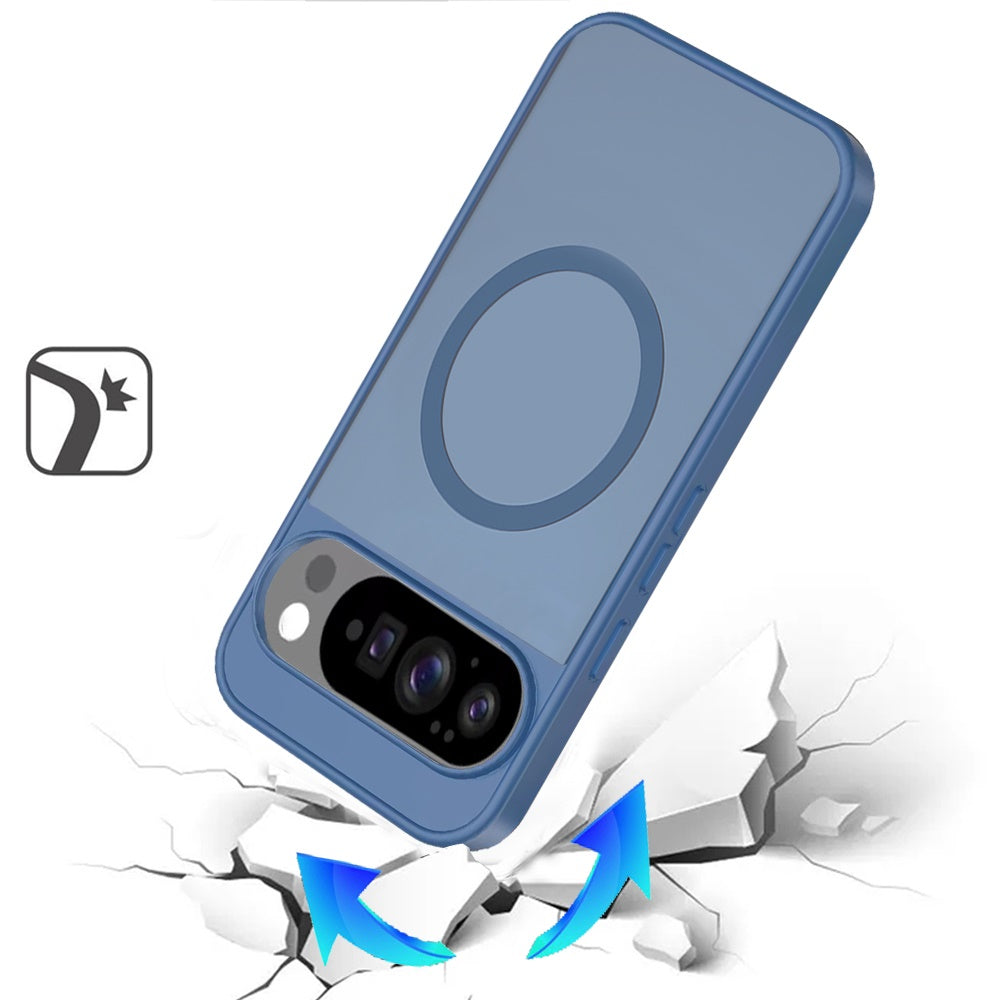 For Google Pixel 10 /Pixel 10 Pro MagSafe Compatible Case Hybrid Soft TPU Bumper Hard Translucent Matte Back Slim Shockproof Case Cover
