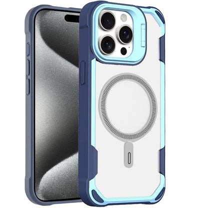For Apple iPhone 16 (6.1") Magnetic Circle Hybrid with Camera Stand, Compatible with MagSafe, Shockproof Protective Case Cover