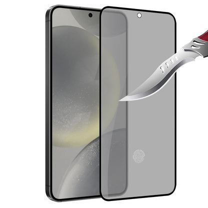 For Samsung Galaxy S25+ /S25 Plus /S24+ Plus Privacy Screen Protector, Anti Spy Anti Peeping Tempered Glass Full Protective Film, 9H, Anti Scratch, Easy Install Protector Black