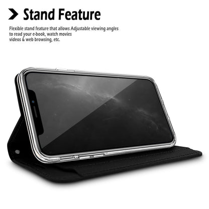 For Gabb Phone 4 Pro PU leather Wallet 6 Card Slots folio with Wrist Strap & Kickstand Pouch Flip Shockproof Case Cover