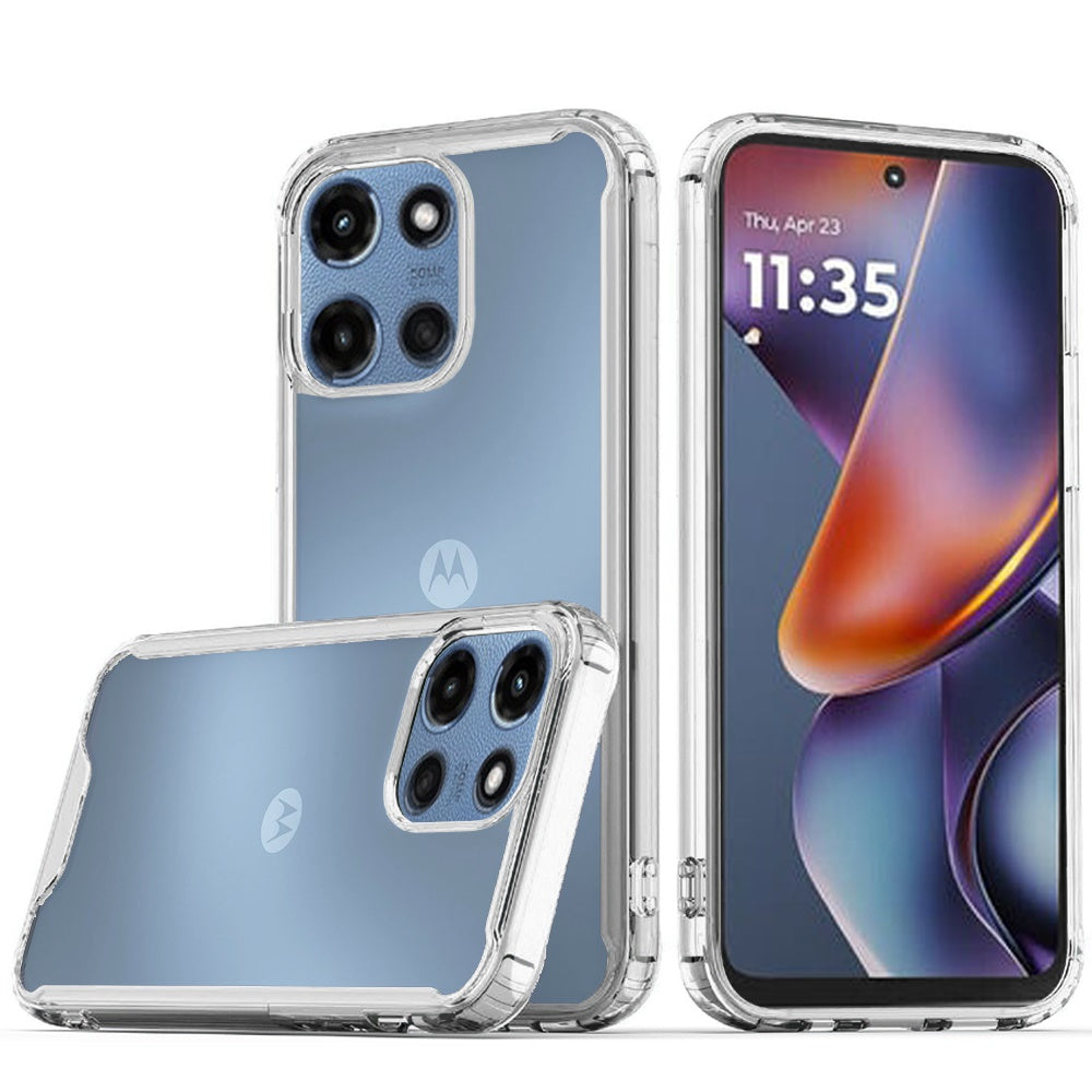 For Motorola Moto G 5G 2025 Clear Slim TPU Cover with Shockproof Protection, Scratch-Resistant Design, Flexible and Lightweight Case Cover Clear