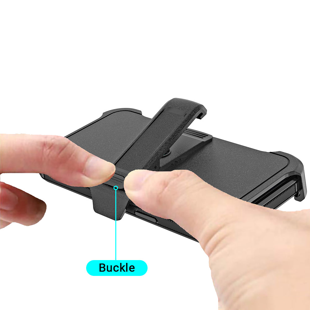 For Apple iPhone 14 /Pro Max Heavy Duty Hard PC + TPU Dual Protective Hybrid Combo Holster Belt Clip Stand  Phone Case Cover