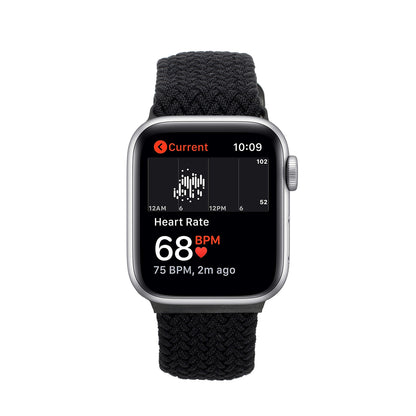 For Apple Watch Size 42/44/45mm Stretchy Nylon Solo Loop Bands Adjustable Braided Sport Elastics Women Men Strap for iWatch Series 7 6 5 4 3 2 1 SE  Phone Case Cover