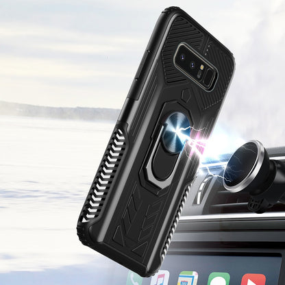 For Apple iPhone SE 3 (2022) SE/8/7 Military Grade Hybrid Heavy Duty 2 in 1 Hard PC and TPU Silicone with Ring Stand Holder  Phone Case Cover