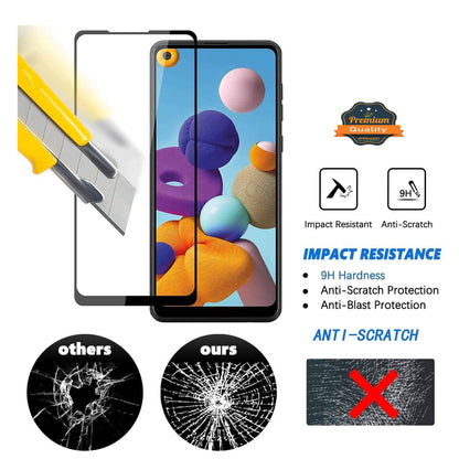 For Apple iPhone 14 Plus (6.7") Screen Protector, 9H Hardness Full Glue Adhesive Tempered Glass [3D Curved, Bubble Free] HD Glass Clear Black Screen Protector