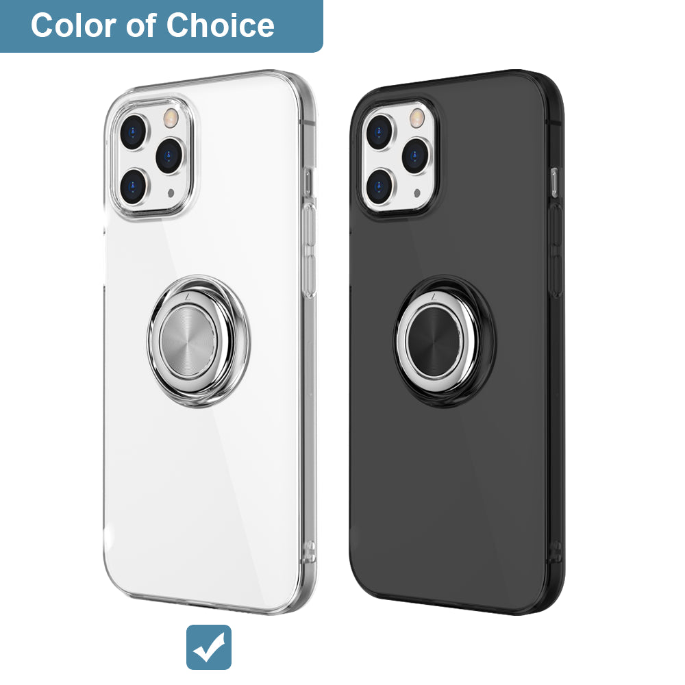 For Apple iPhone 14 /Pro Max Hybrid with Invisible Ring Kickstand, Protective TPU & Hard Shock -Absorbing  Phone Case Cover