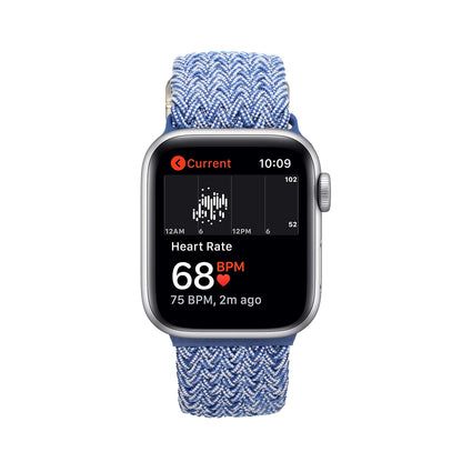 For Apple Watch Size 42/44/45mm Stretchy Nylon Solo Loop Bands Adjustable Braided Sport Elastics Women Men Strap for iWatch Series 7 6 5 4 3 2 1 SE  Phone Case Cover