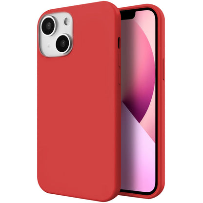 For Apple iPhone 14 /Plus Pro Max Liquid Silicone Hybrid Gel Soft Rubber with Microfiber Lining Shockproof Flexible TPU Anti-Drop  Phone Case Cover