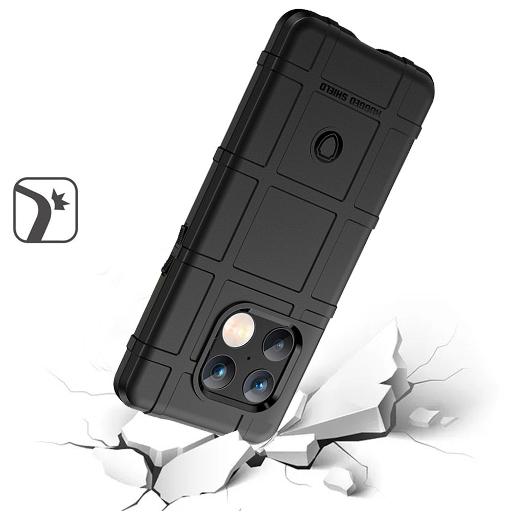 For OnePlus 10 Pro 5G Rugged Shield Hybrid TPU Thick Solid Rough Armor Tactical Matte Grip Silicone Texture Anti-Drop  Phone Case Cover