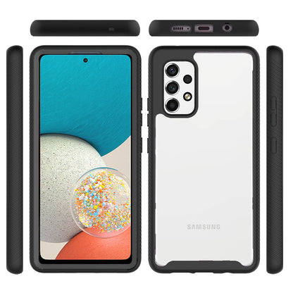 For Samsung Galaxy A53 5G Clear Dual Layer Rugged Bumper Frame Heavy Duty Hybrid Shockproof Rubber TPU Body Defender  Phone Case Cover