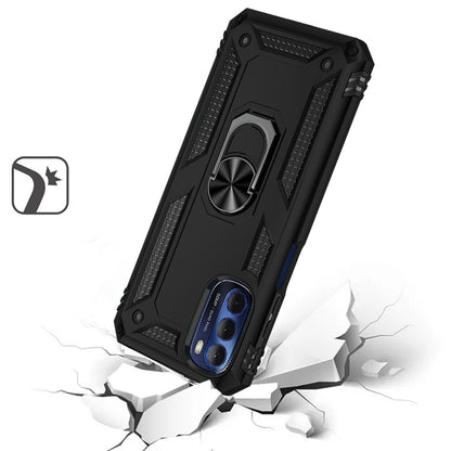 For Motorola Moto G Stylus 2022 4G Hybrid Durable Dual Layer 360° Ring Stand Holder Kickstand Fit Magnetic Car Mount  Phone Case Cover