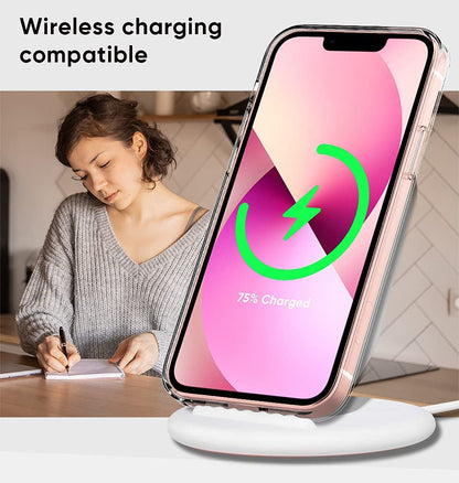 For Apple iPhone 14 Plus (6.7") Transparent Acrylic TPU Hybrid Cushion Rigid Shock Protection Rubber Bumper Hard Back  Phone Case Cover