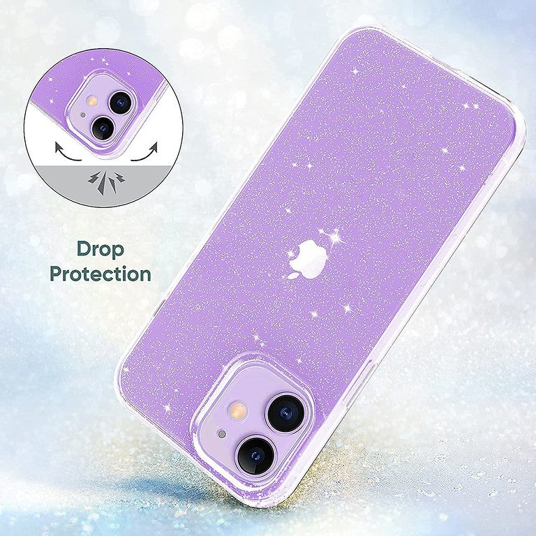 For Apple iPhone 14 /Plus Pro Max Glitter Sparkle Bling Shiny Thin Slim Hybrid Shockproof Rubber Silicone TPU  Phone Case Cover